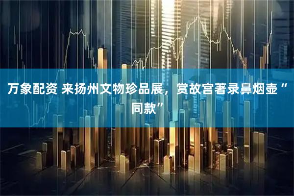 萬象配資 來揚州文物珍品展，賞故宮著錄鼻煙壺“同款”